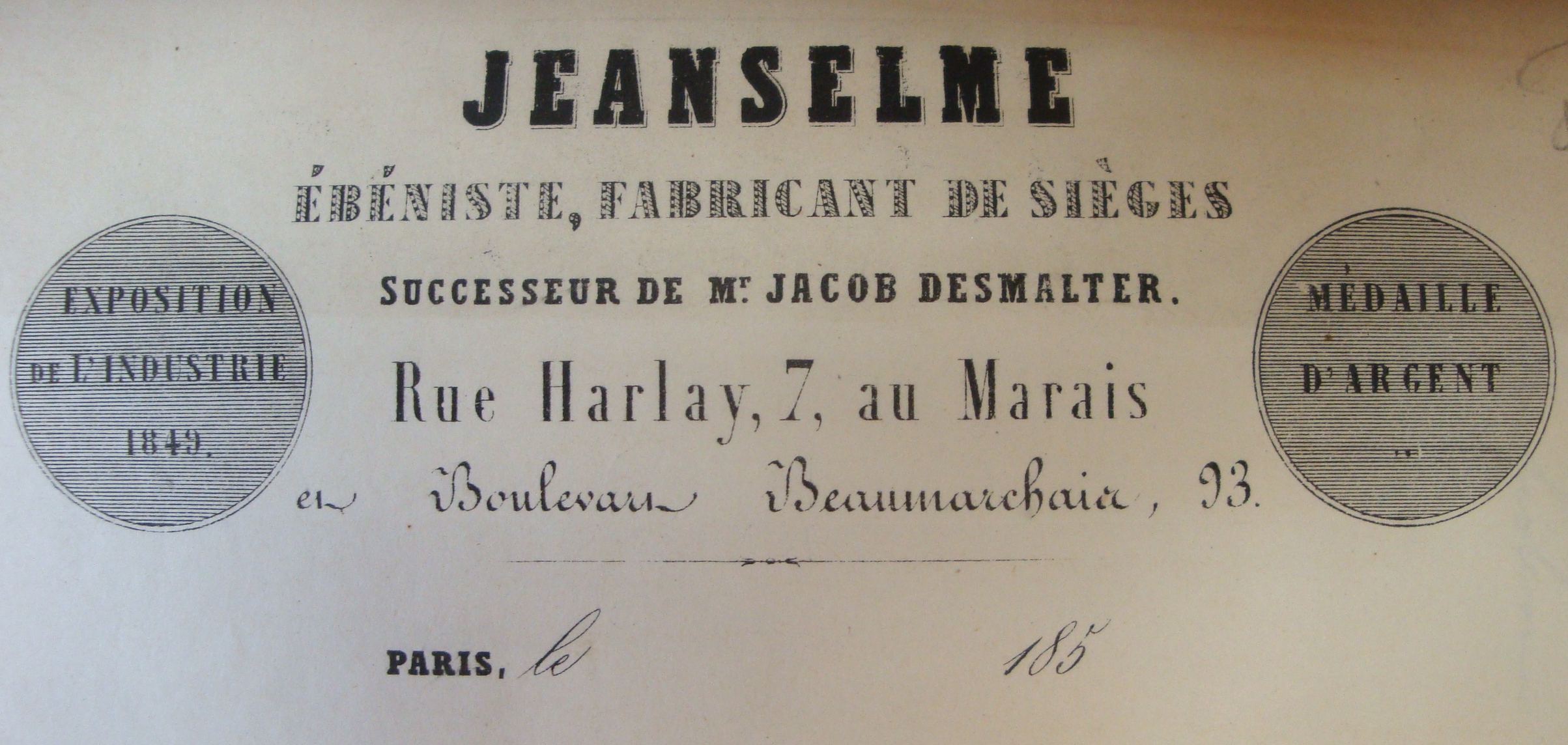 Jeanselme Freres Vitrine